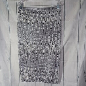 Matty M tie dye pencil stretchy office travel casual-chic skirt